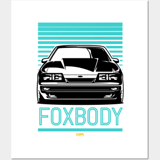 Foxbody 5.0 Ford Mustang 4 Eye Posters and Art